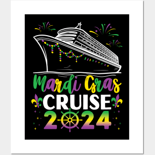 Mardi Gras Cruise 2024 Family Vacation Matching Cruise Posters and Art